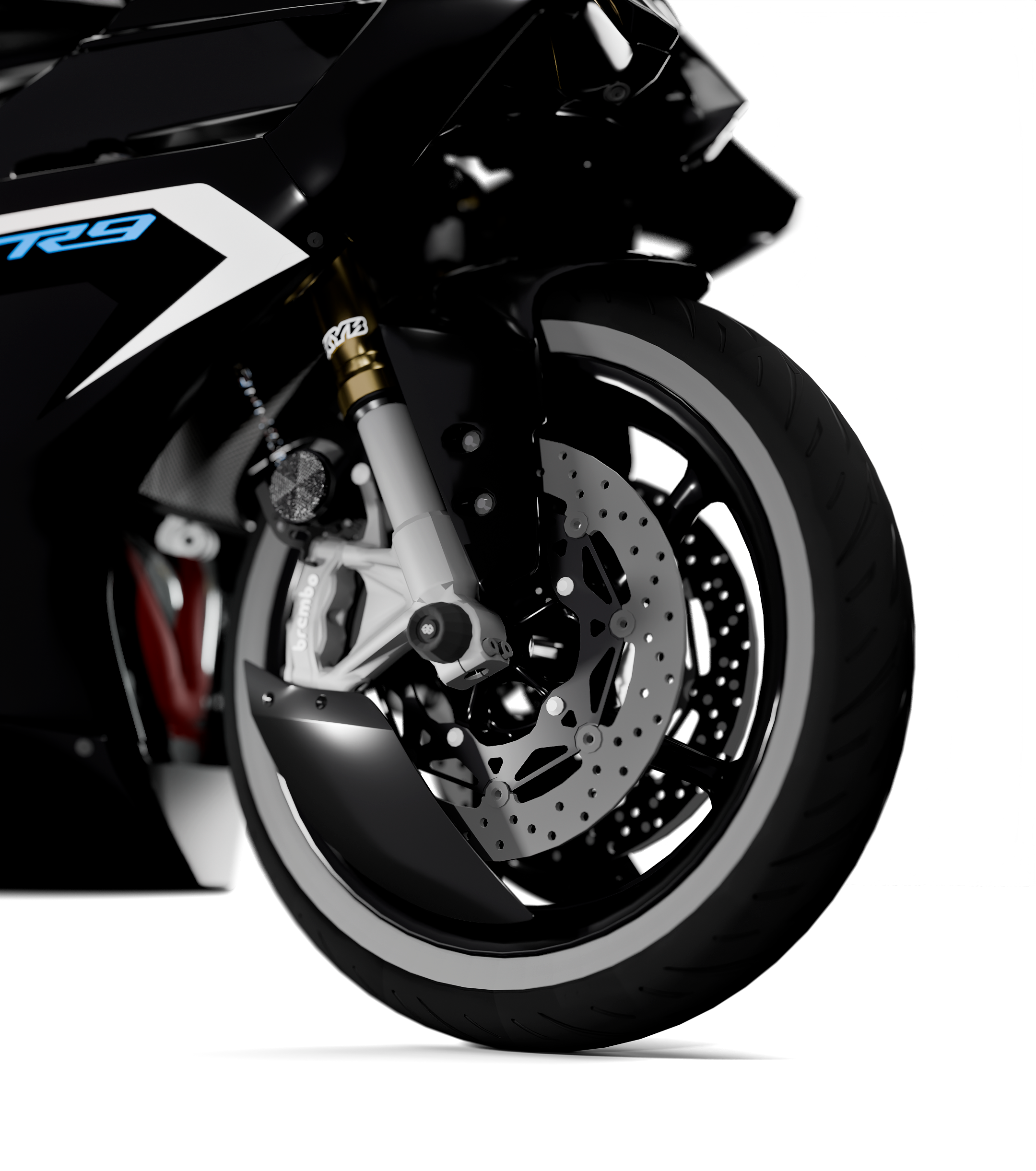 Yamaha R9 Brake Cooler